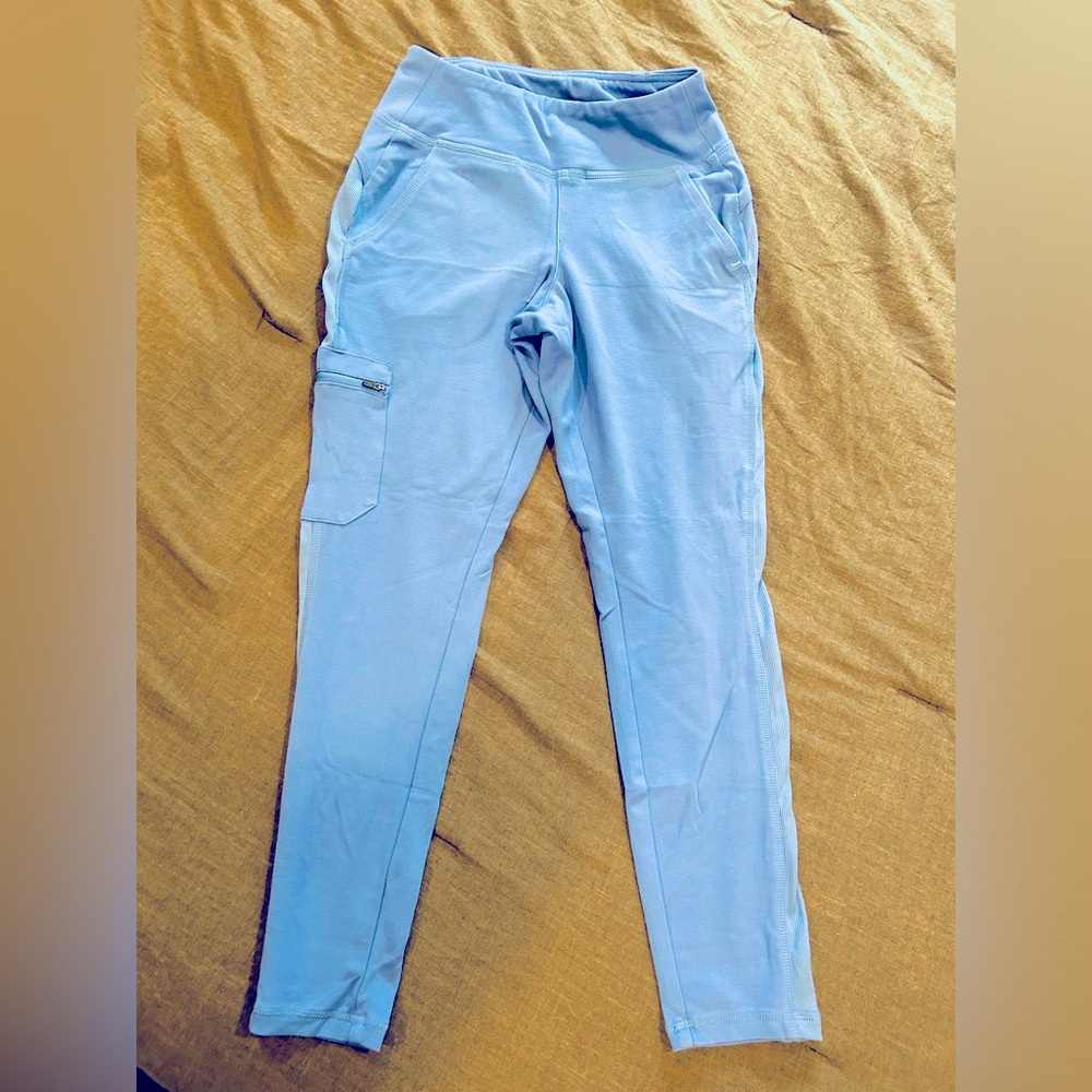 Jaanuu women’s Scrub Joggers, Ceil blue
